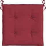 vidaXL jastuci za vrtne stolice 4 kom boja vina 50x50x3 cm od tkanine | shoptok.hr