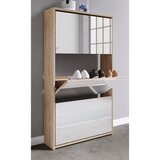 MID.YOU omara z loputami za čevlje stido xl, bela, hrast | Shoptok.si