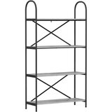 vidaXL Polica Sivi hrast sonoma 80 x 30 x 146 cm Konstruirano drvo | shoptok.hr