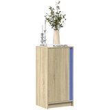  Komoda s LED boja hrasta sonome 42,5x34x85 cm konstruirano drvo | shoptok.hr