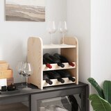  Stalak za vino s gornjom pločom 33x25x37 cm od masivne borovine | shoptok.hr