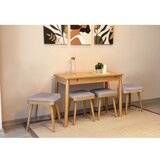 Hanah home Set trpezarijski sto i stolice Vina Mini 06 0701, Svijetlo siva | Eponuda.ba