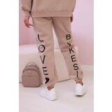 Kesi Cotton set with dark beige print | Shoptok.si