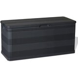 vidaXL Vrtna skrinja za shranjevanje 117x45x56 cm črna, (20579959) Cene