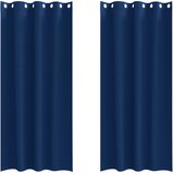  Zavjese za blackout s prstenovima 2 pcs Tamno plava | shoptok.hr