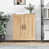 vidaXL Komoda sonoma hrast 69,5x34x90 cm inženirski les | Shoptok.si