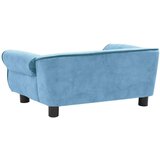 vidaXL Sofa za pse tirkizna 72 x 45 x 30 cm plišana | shoptok.hr