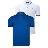 Dewberry DOUBLE SET T8586 MEN'S T-SHIRT-WHITE-SAKS Cijene