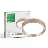  LED plafonjera Green Tech, 12W, 4000K, IP20, zlatna, promjer 25,8 Cijene