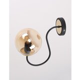 Squid Lighting Oker rumena/črna stenska svetilka ø 15 cm Oslo – | Shoptok.si