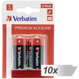 Verbatim 10x2 Alkaline battery Baby C LR 14 49922 Cijene
