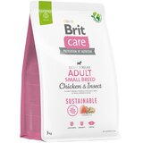 Brit Care Dog Sustainable Adult Small Breed piščanec & insekti - Varčno pakiranje: 2 x 3 kg | shoptok.hr