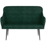  Klupa tamnozelena 110 x 76 x 80 cm baršunasta | shoptok.hr