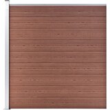 vidaXL vrtna ograda WPC 175 x 186 cm smeđa Cijene