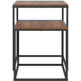  2-dijelni set stolića za kavu od konstruiranog drva i metala | Eponuda.com