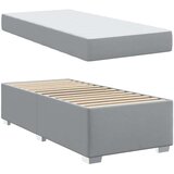 vidaXL krevetna konstrukcija ostalo svjetlosiva 80 x 200 cm tkanina | shoptok.hr