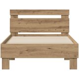  Krevetna konstrukcija Umjetnički hrast 75 x 190 cm | shoptok.hr