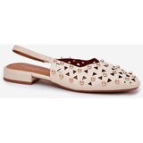 Boto Embellished Ballerinas On A Flat Heel Beige Nilarisela | shoptok.hr