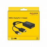 Delock adapter hdmi m - displayport 1.2 aktivni 25cm | Shoptok.si