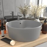  Luksuzni umivaonik mat svjetlosivi 36 x 13 cm keramički | shoptok.hr