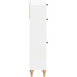  Ormar za cipele ALKMAAR 78 x 24 x 103 cm Konstruirano drvo - Bijela | shoptok.hr