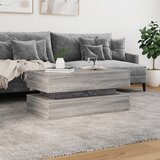  Stolić za kavu s LED svjetlima siva boja hrasta 90 x 50 x 40 cm | Eponuda.ba