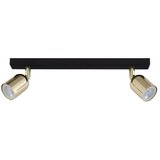  LED RGBW prigušiva ugradna spot svetiljka TOP 2xGU10/6,5W/230V 2700-6500K crna/zlatna | Eponuda.com