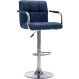 Furnova Barski stol modro blago, (21949482) | Shoptok.si