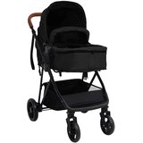  Dječja kolica 3-u-1 antracit i crna čelična | shoptok.hr