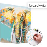  Slikanje po številkah AFRIŠKI SLON - Level Starter (set za) | Shoptok.si
