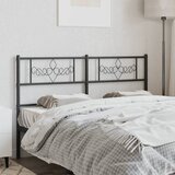 vidaXL Metalno uzglavlje crno 140 cm Cijene