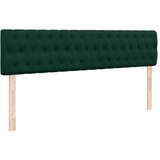  Okvir kreveta s madracima tamnozeleni 200x200cm baršunasti | shoptok.hr