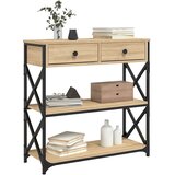  Konzolni stol boja hrasta sonome 75x28x75 cm konstruirano drvo | shoptok.hr