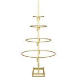 vidaXL Metalna božićna jelka Zlatno 60 cm Čelik s praškastim premazom | shoptok.hr