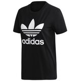 Adidas Majice s kratkimi rokavi Trefoil Tee Črna Cene
