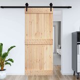  Vrata NARVIK Naravna 100 x 210 cm Masiven borov les, (5000215351) | Shoptok.si