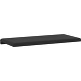  Jastučić za klupu Teksturirani baršun Crna Dubina 35 cm - Crna 80 x 38 x 6 5 cm | shoptok.hr