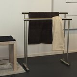 Kela SAMOSTOJEĆI DRŽAČ RUČNIKA PRIAMO, 76x30x85cm NEHRĐAJUĆI ČELIK 18/10 MAT SREBRNA | shoptok.hr