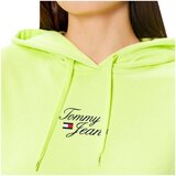 Tommy Hilfiger Puloverji Tommy Jeans Hoodie Zelena | Shoptok.si