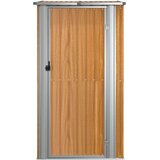  Vrtno spremište smeđe 118,5 x 97 x 209,5 cm pocinčani čelik | shoptok.hr