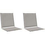  Blazine za sedež in hrbet 2 pcs Svetlo siva 47 x 45 x 2 cm, (5000232281) | Shoptok.si