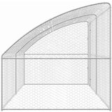  Kućica za pse s pohranom 2 pcs Srebrno 4 x 2 x 2 m Čelik | shoptok.hr