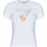 Guess Majice s kratkimi rokavi TRIANGLE TEE Bela | Shoptok.si