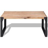  Stolić za Kavu od Masivnog Bagremovog Drveta 100x60x45 cm | Eponuda.com