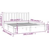  Okvir za krevet od masivne borovine boja meda 200 x 200 cm | Eponuda.ba