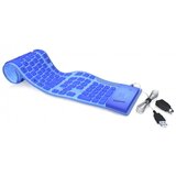 A4Tech KB-109FEL1-BL-US BACKLIGHT FLEXIBILE KEYBOARD BLUE, USB+PS2 | ePonuda.com
