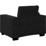 SOFA fotelja crna 100x78x80 cm baršun | Shoptok.si