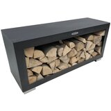 Remundi drvarnica od crnog čelika, širine 119 cm Cijene