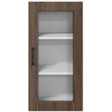  Zidni stakleni ormarić LUCCA Smeđi hrast 40 x 31 x 80 cm | Eponuda.ba