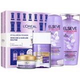 L´Oréal Paris Hyaluron Power Skincare & Haircare Routine set: dnevna krema za obraz Hyaluron Specialist SPF20 50 ml + odstranjevalec ličil Hyaluron Specialist Replumping Make-Up Remover 125 ml + šampon Elseve Hyaluron Plump 250 ml + balzam za lase Elseve Hyaluron Plump 200 ml za ženske Cene